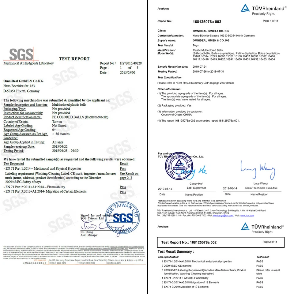 50-10.000 Bunte Bälle für Bällebad 5,5cm Babybälle Plastikbälle Baby Spielbälle - Bild 2 von 4