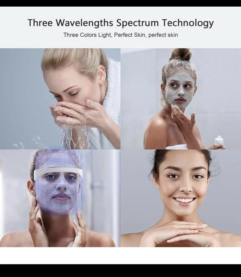 LED Light Facial Mask - Image 3 of 4