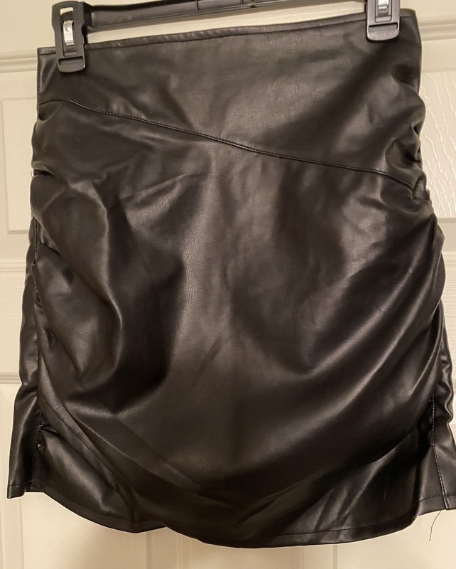 Vegan Leather Tulip Skirt - Medium - Brand New