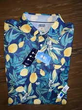 Izod, Saltwater, Sunshield Polo, NWT, Men s Size LT, Tropical, Short Sleeve