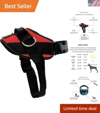 Essential Mustang Red Pet Vest: Comfortable, Durable, and Reflective Harness
