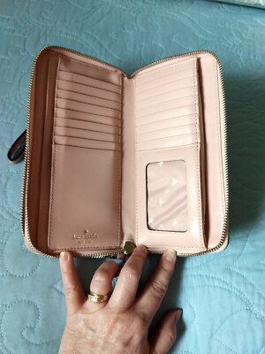 Pre-owned S362 Kate Spade Staci Saffiano Leather Large Carryall