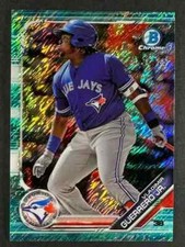 Vladimir Guerrero Jr 2019 Bowman Chrome Prospect Aqua Shimmer Refractor /125