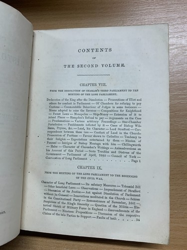 RARE 1863 "CONSTITUTIONAL HISTORY OF ENGLAND" H HALLAM VOL 3 ANTIQUE BOOK (P5) - Picture 6 of 16