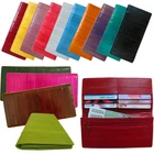 Genuine Eel Skin Wallet Coin Purse Slim Wallet Bifold Purse