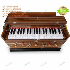 Volksmusikinstrument Multibalg 7 Stopper 39 Tasten Harmonium mit Tasche