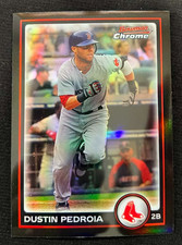 DUSTIN PEDROIA 2010 Bowman Chrome Refractor #89 MLB Boston Red Sox Legend