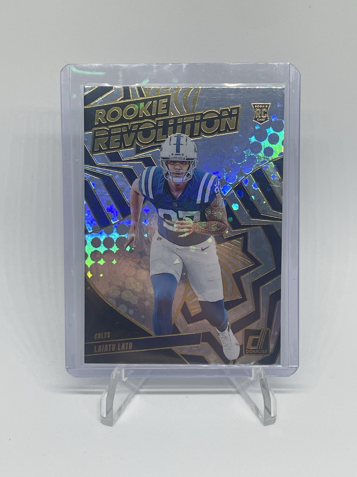 Laiatu Latu 2024 Panini Donruss Football Rookie Revolution #32 RC Colts