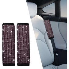 Bling Seat Belt Covers, Seat Belt Covers, Car Seatbelt Shoulder Pads Pink