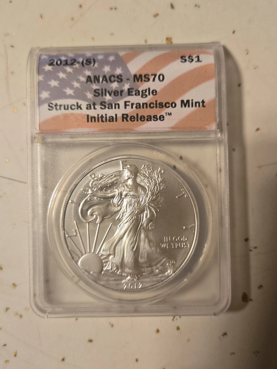 American Eagle MS 70 Graded 2012 Silver Bullion Coins for sale | eBay