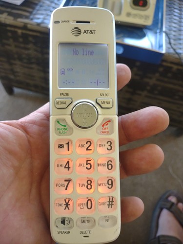 AT&T EL52303 Cordless Handset EL52103 EL52203 EL52353 EL50003 w main ...