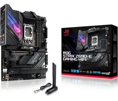 Asus ROG Strix Z690-E Gaming WiFi Desktop Motherboard - Intel Z690 Chipset