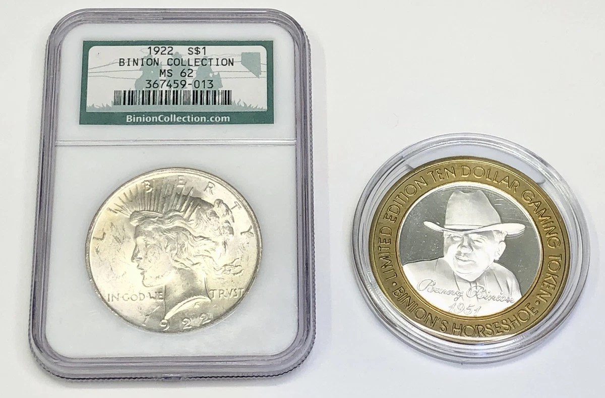 1922 Year Grade MS 62 Peace US Dollars (1921-1935) for sale | eBay