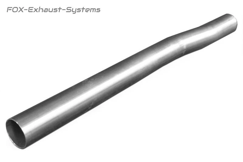Sistema de carreras de acero inoxidable Audi 80 Quattro B4 para Simple-Kat 2x76 redondo afilado Foto 4 de 4