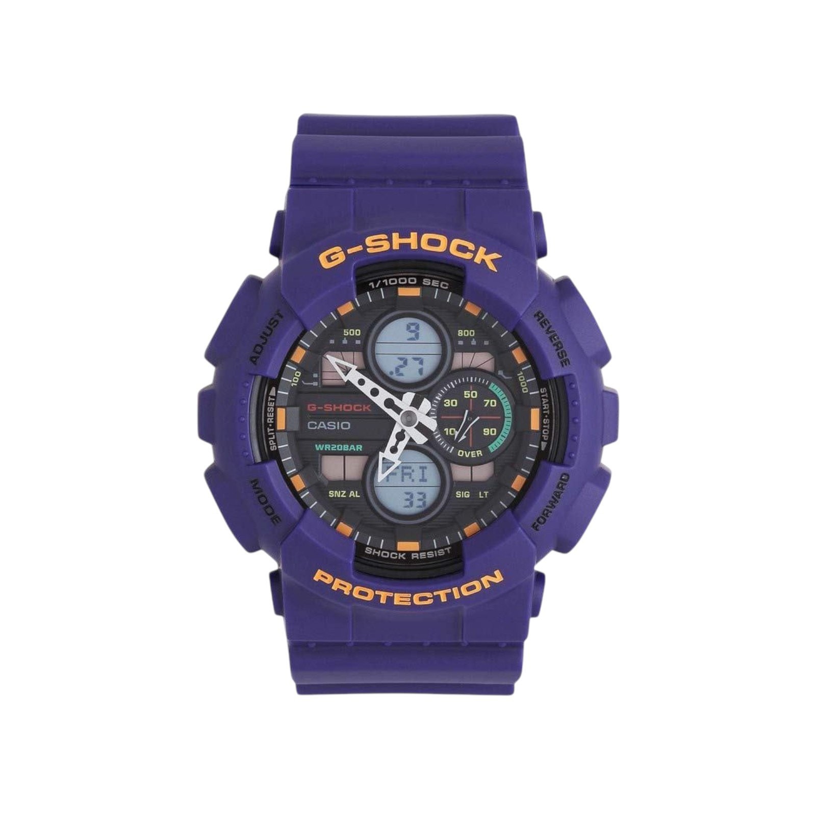 Casio G-Shock GA-140-6A Sport Watch Digital Analog Shock-Res