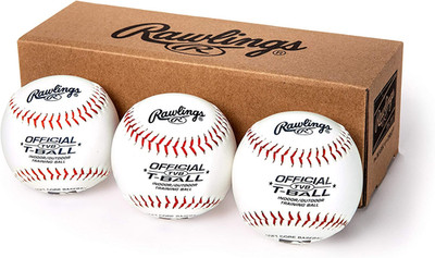 Rawlings |  T-Balls | TVB | Youth/6U | 3 Count | Sponge Rubber Core | Indoor/Out