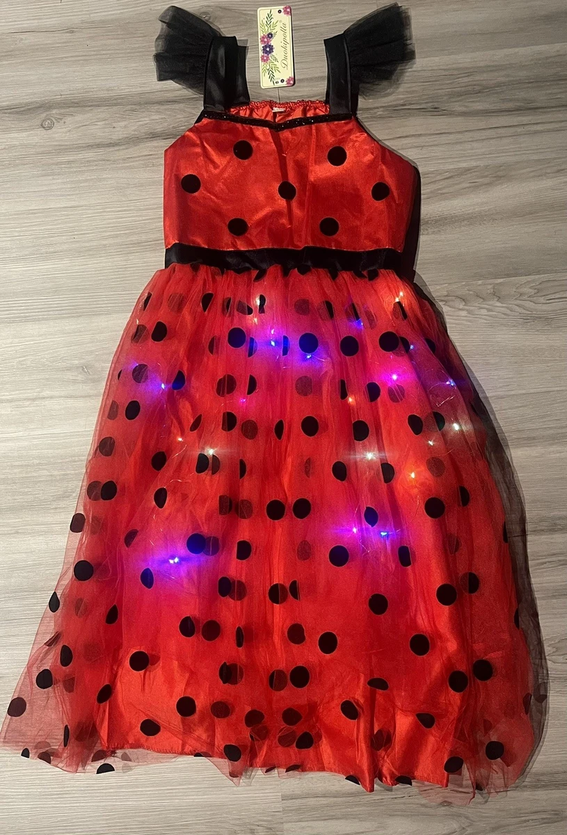 Vestido Tirantes Miraculous Ladybug Niñas Cosplay Halloween | Meses Sin
