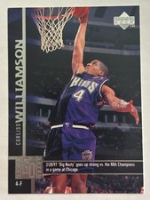 1997-98 Upper Deck #288 Corliss Williamson Sacramento Kings Game Dated