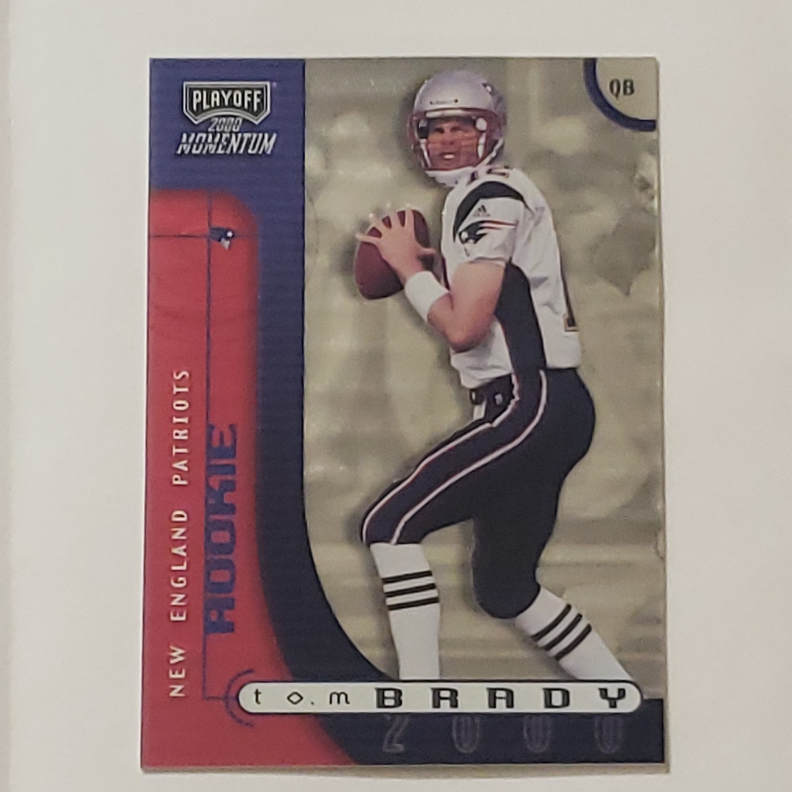 2000 Playoff Momentum - Rookie Tom Brady RC  #180  744/750