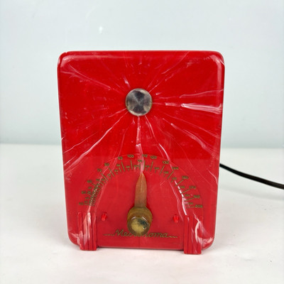 Electric Metronome Vintage Selmer Metronoma Red Tested Working Mid Century