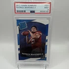 2017 Panini Donruss Rated Rookie Patrick Mahomes II #327 PSA 9