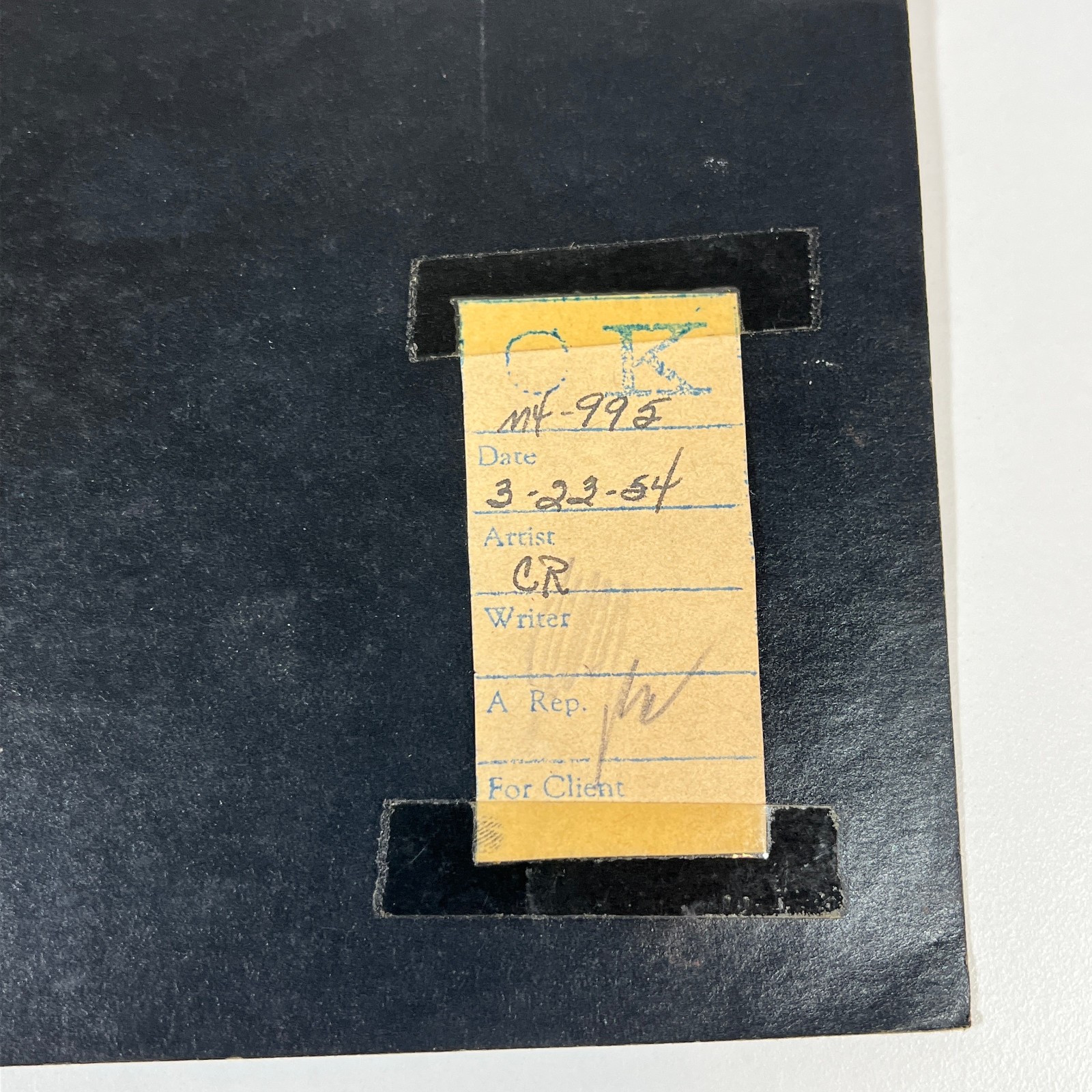 Original 1954 3M Scotchlite Railroad Ad Mockup Minnesota Transfer Ry #62 Art