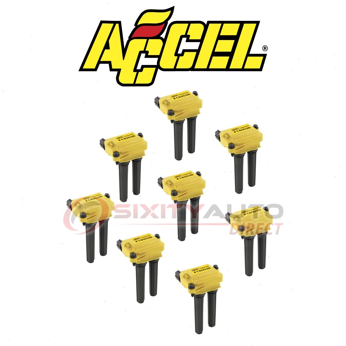 ACCEL Direct Ignition Coil Kit for 2011-2015 Ram 2500 5.7L 6.4L V8 -  ca