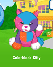 Webkinz Classic Colorblock Kitty Virtual PET Adoption Code Only Messaged