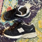 New Balance 990 Kids Shoes - Black and White size 9 toddler
