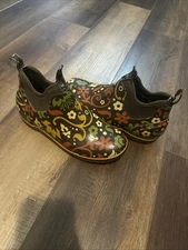 Bogs Shoes Womens Size 7 Mattie Corsage Brown Floral Ankle Boots