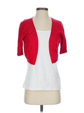 Talbots Women Red Cardigan XS