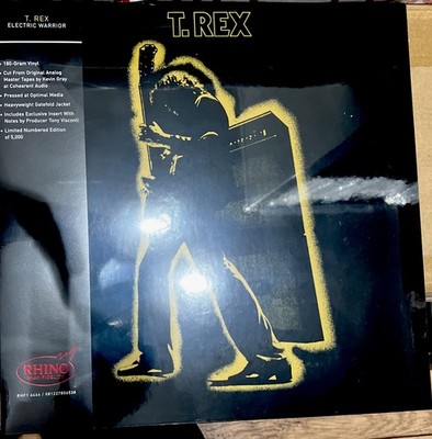 T. REX ELECTRIC WARRIOR  LP RHINO HIGH FIDELITY LP  180 GRAM   5000 ONLY SEALED