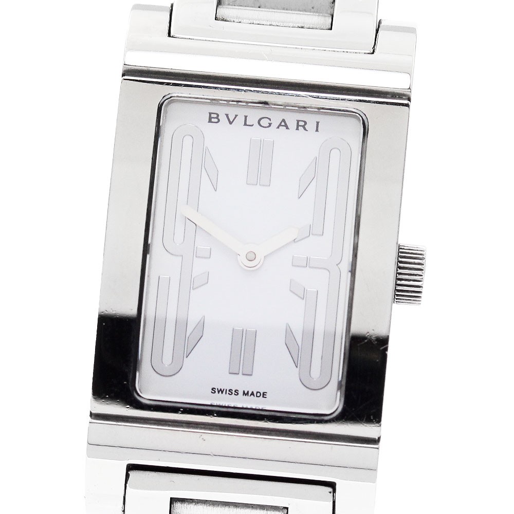 BVLGARI Rettangolo RT39S Silver Dial Quartz Ladies BVLGARI Rettangolo RT39S Silver Dial Quartz Ladies