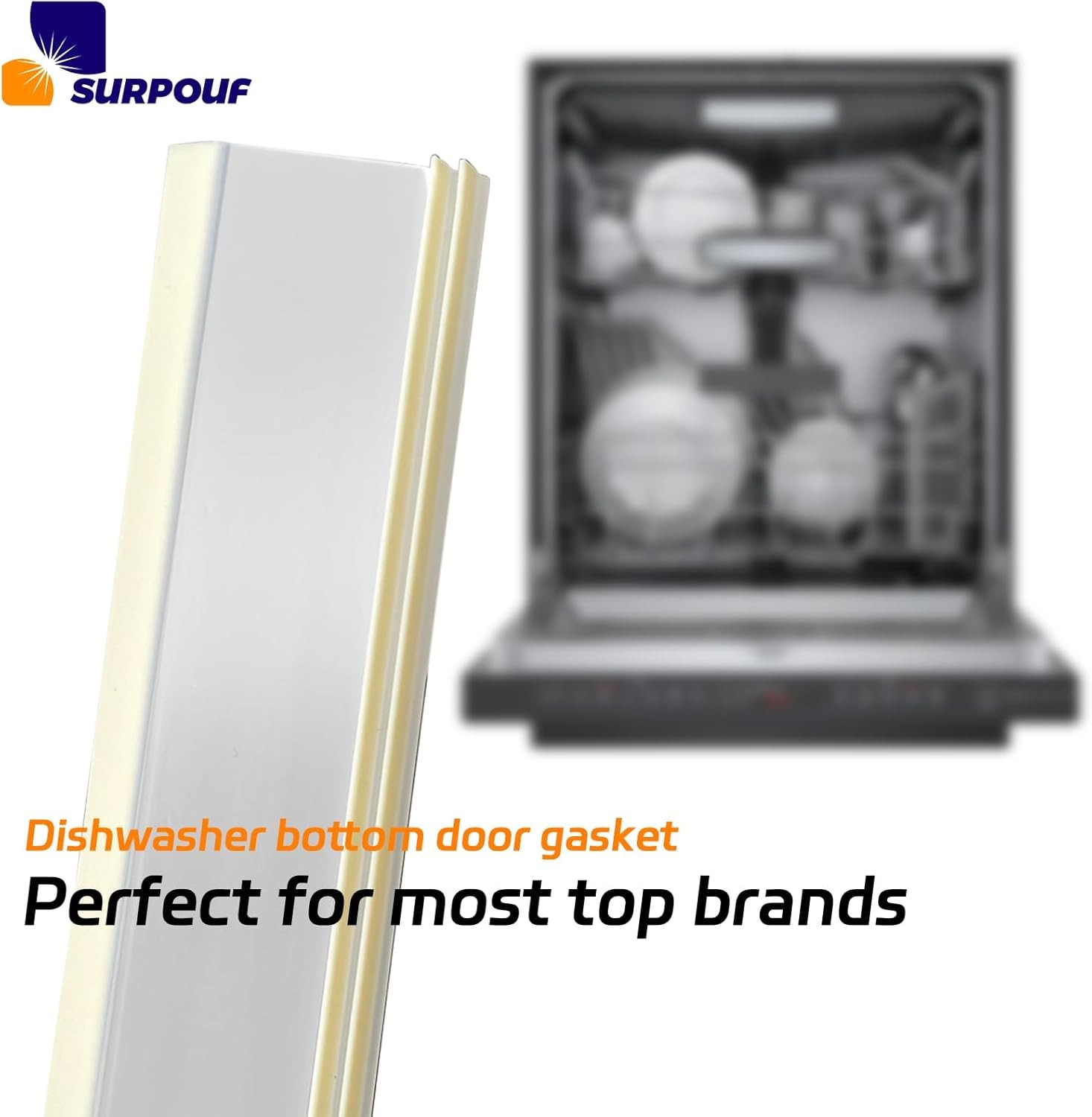 5304500204 Dishwasher Door Bottom Gasket Seal Replacement Fits For... 