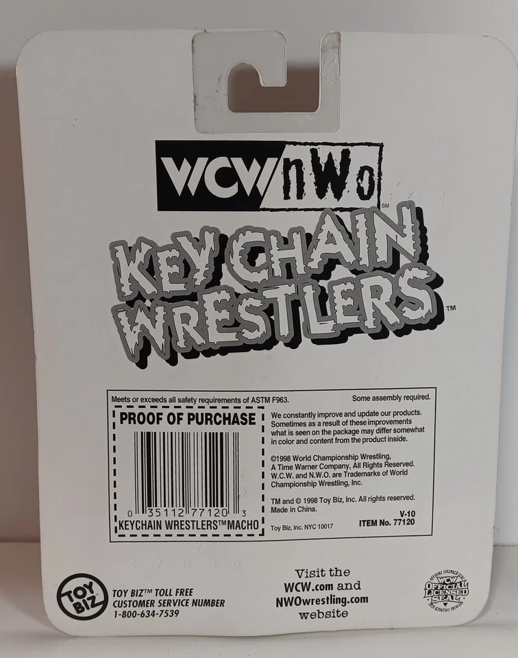 RANDY SAVAGE Macho Man 1998 Llavero Lucha Libre Profesional WCW-NWO Foto 2 de 4