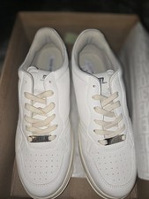 Women’s Steve Madden White Trainer Dunked UK 8 Brand New With Box 