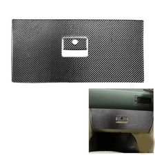 Cubierta de panel de guantera de fibra de carbono 2 piezas para Volkswagen Golf MK4 1999-2004
