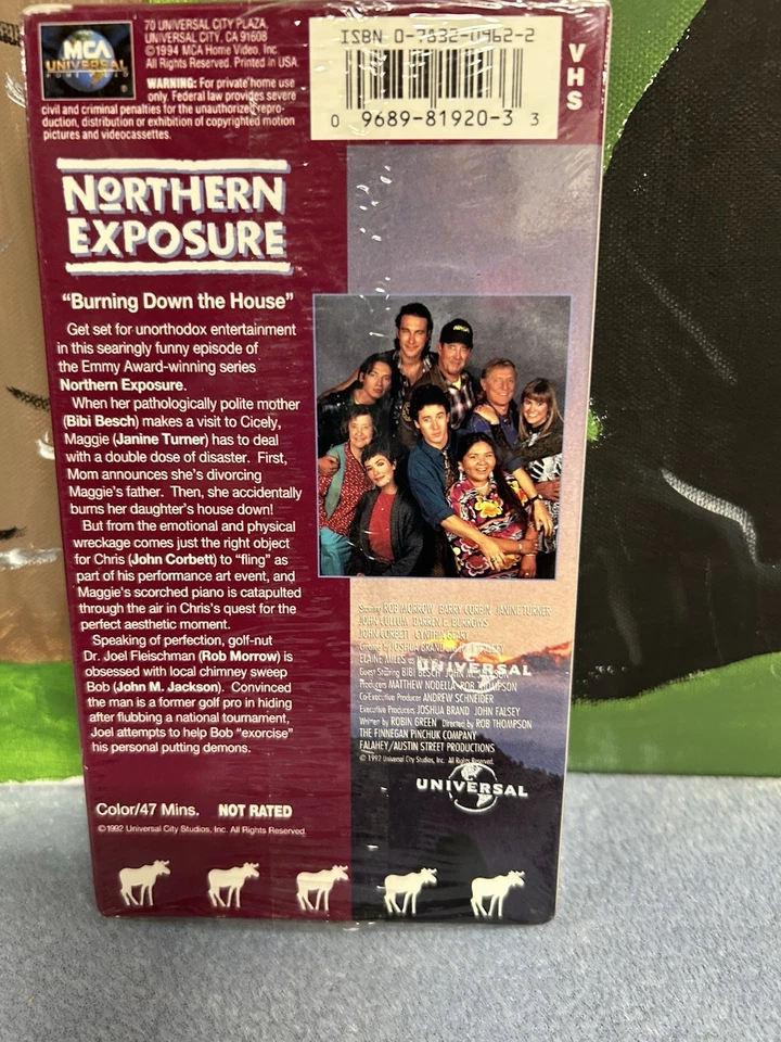 Northern Exposure Burning Down the House VHS 1992 MCA Universal Home Video 1994 Foto 3 de 3