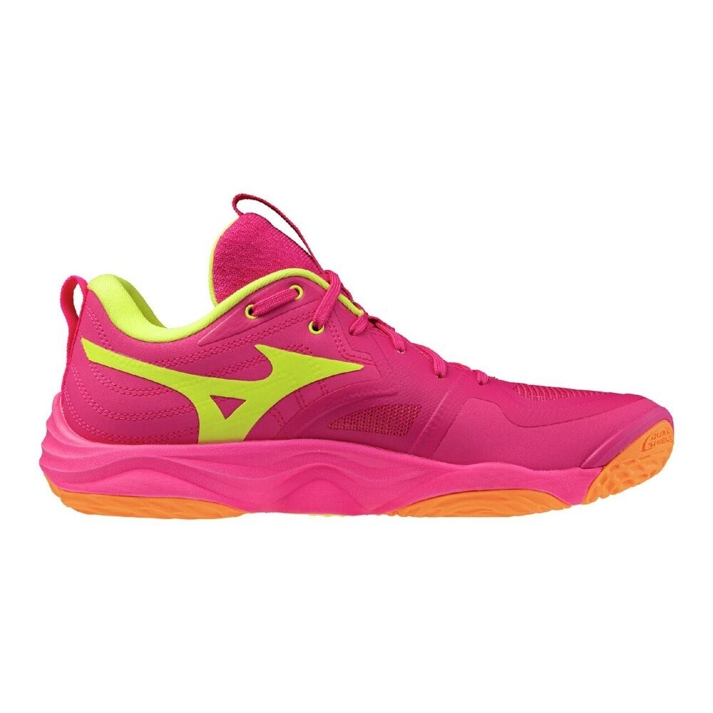 Mizuno Wave Momentum Elite Volleyball Pink Yellow V1GA251242 Men's