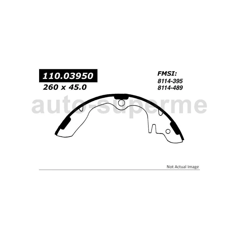 Zapata freno tambor trasera para Mazda B1800 1977-1978 Foto 4 de 4