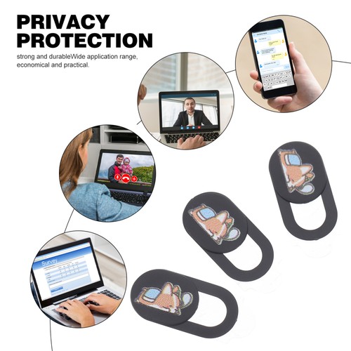 3pcs Webcam Cover Slide Laptop Camera Cover Webcam Cover Slide Camera Cover - 第 8/12 張圖片
