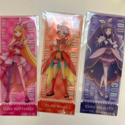 Pretty Cure Clear Lesezeichen Set 3-teilig Kur Schmetterlingsflügel Majestät ...