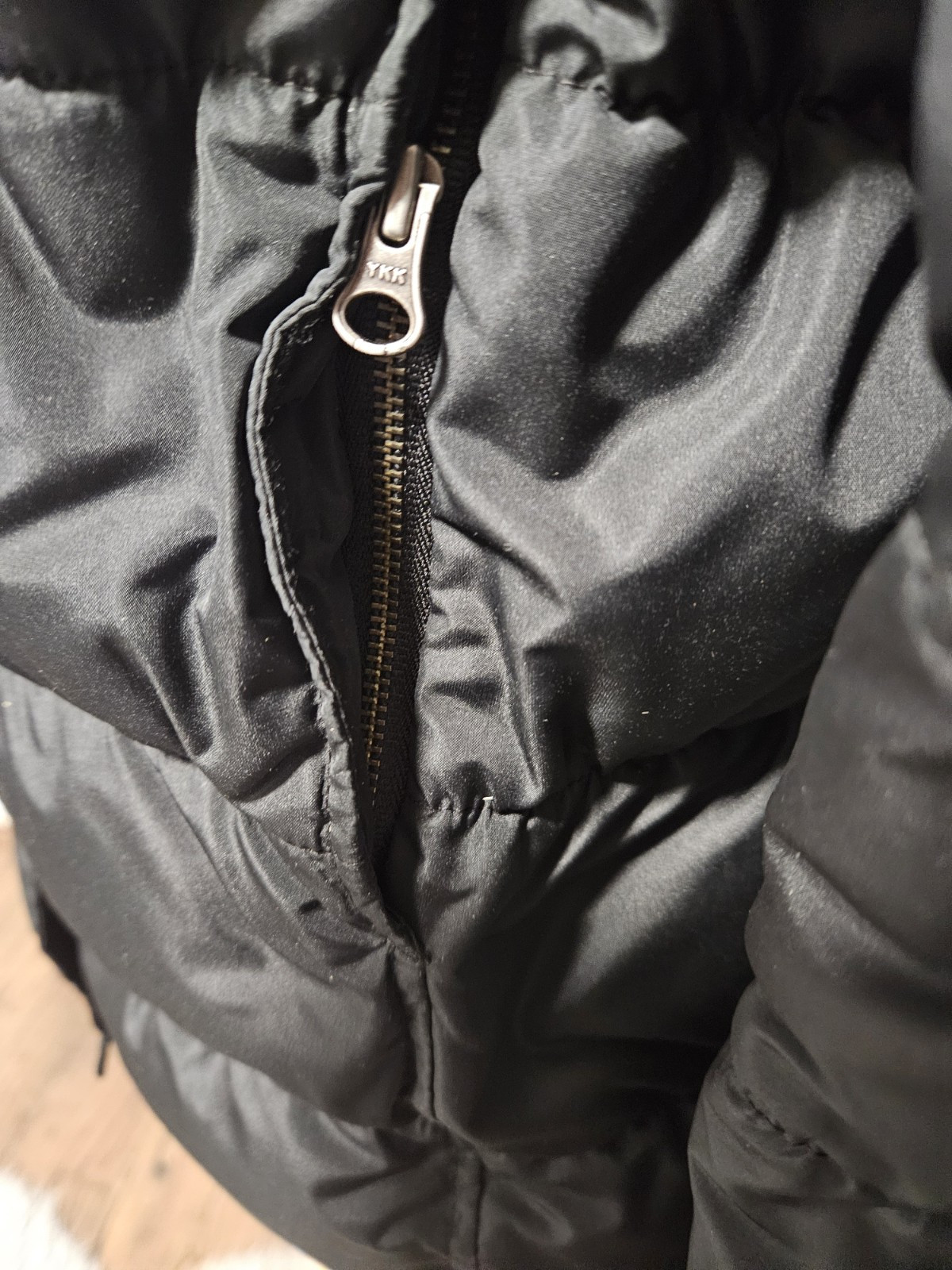 Theory Down Lined Quilted Puffer Jacket Hoodie Wo… - image 11