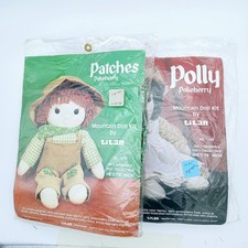 2 Titan Mountain Doll Kits NOS Patches And Polly Pokeberry 1982 Complete Sealed