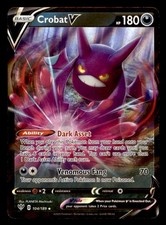 Crobat V 104/189 Holo Ultra Rare Darkness Ablaze Pokemon Near Mint
