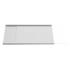 Name Plate Holder: Aluminum Office Nameplate Holder - Wall or Door Mount Name