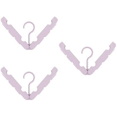  Set of 3 Tragbarer Kleiderständer Wäschehänger Aufhänger Kleiderbügel