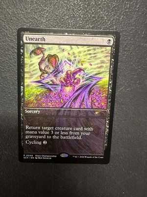 MAGIC THE GATHERING UNEARTH STORE CHAMPIONSHIP PROMO IN HAND | eBay MAGIC THE GATHERING UNEARTH STORE CHAMPIONSHIP PROMO IN HAND | eBay