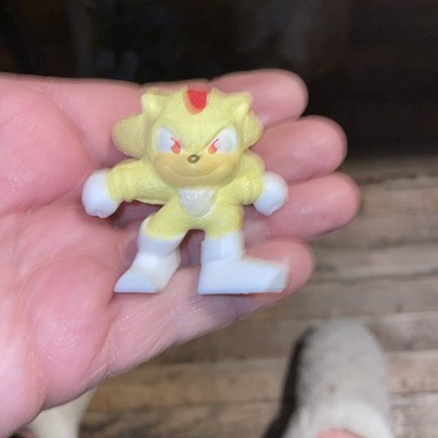 RARE McDonald's 2024 Happy Meal Super Shadow Sonic (Yellow, White Boots) 2'' Toy