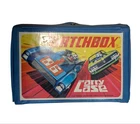 Vintage 1971 Matchbox Blue Shark 24 Car Plastic/Vinyl Carrying Case +2 Tray